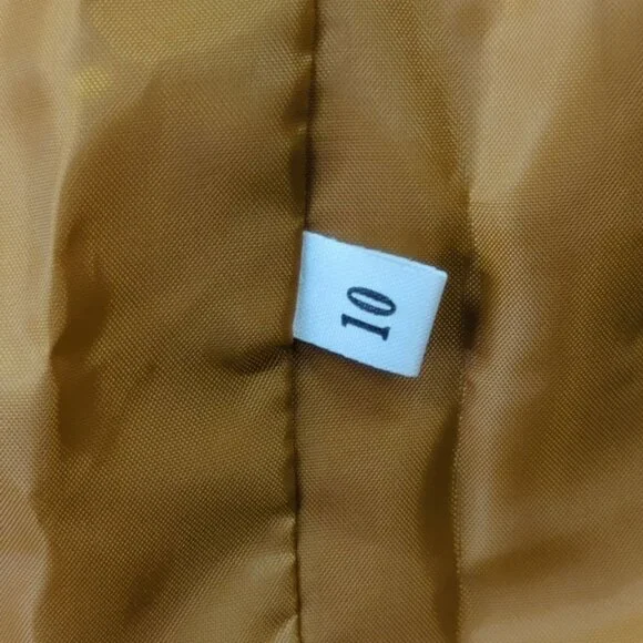 Silk Boutique Yellow Button Blouse with Vest, Women's 10 - Picture 7 of 11